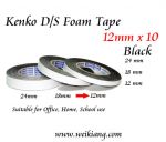 Kenko Foam Tape 12mm x 10 (Black)